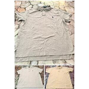 3 RALPH LAUREN POLO SHIRT BUNDLE